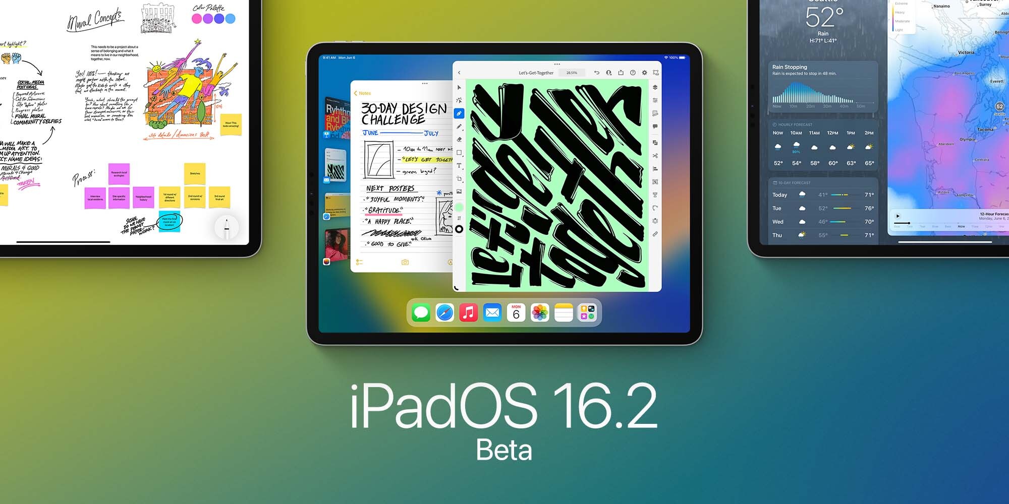 iPadOS 16.2 beta adds Freeform collaboration app, Stage Manager external display support