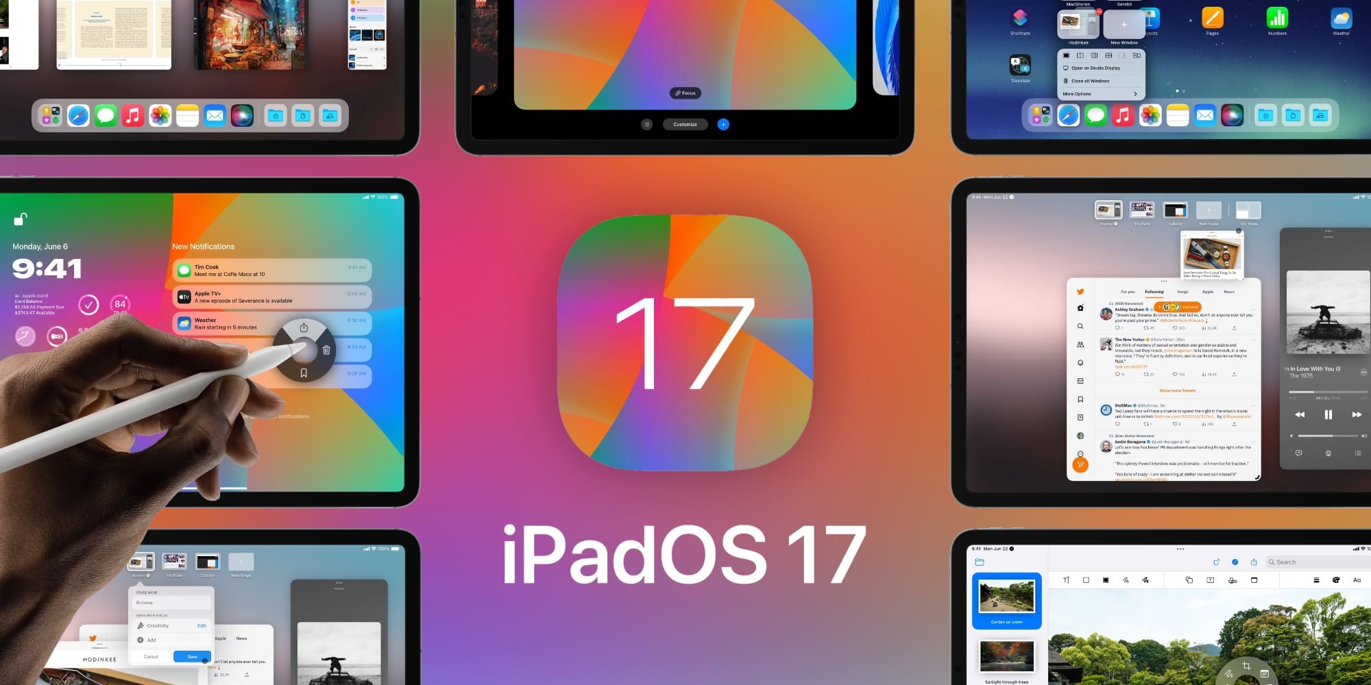 This concept visualizes what iPadOS 17 could look like